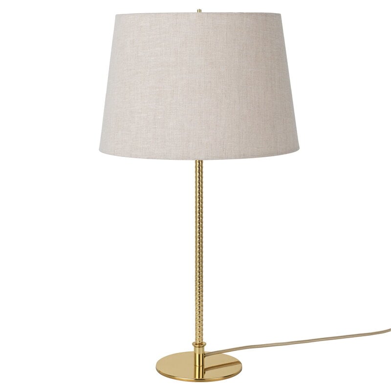 Tynell 9205 table lamp by GUBI #brass - canvas #