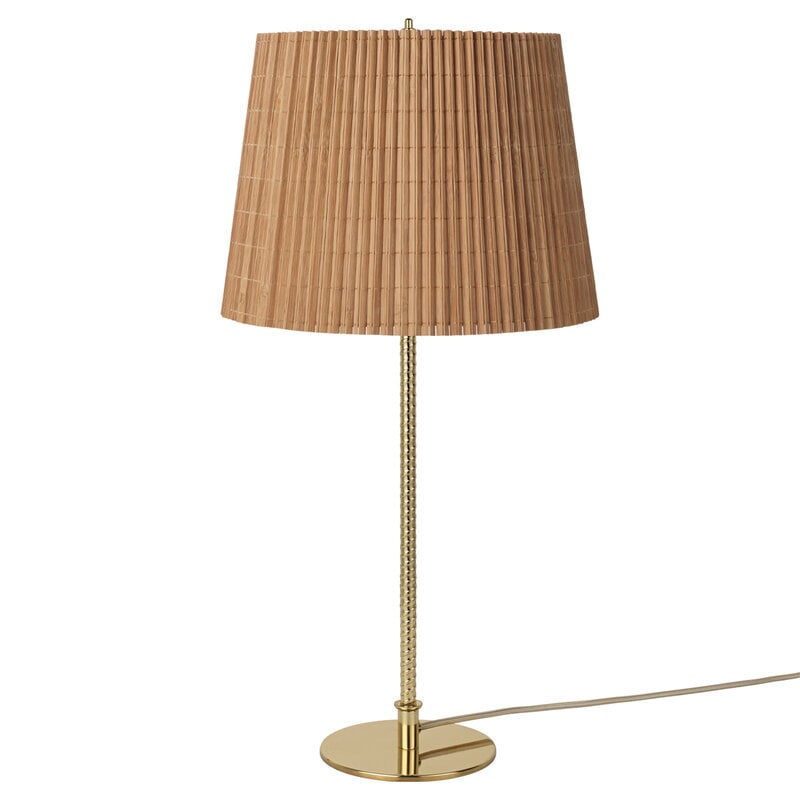 Tynell 9205 table lamp by GUBI #brass - bamboo #