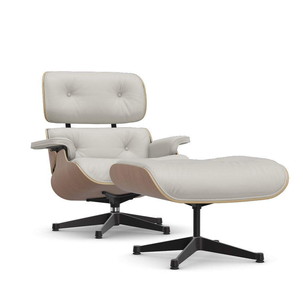 Lounge Chair & Ottoman (classic dimensions) by Vitra