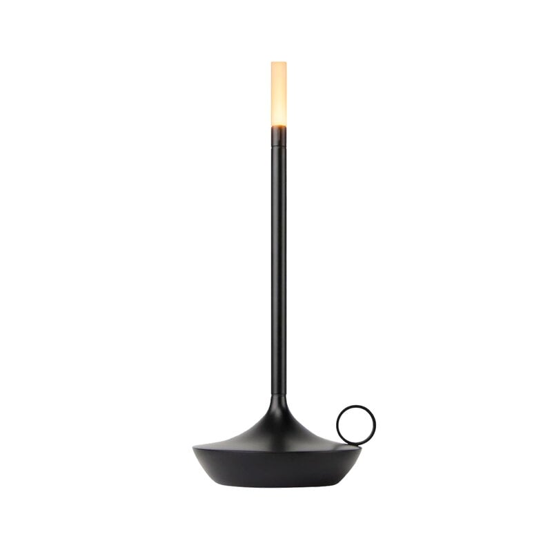 Wick portable table lamp by Graypants #black #