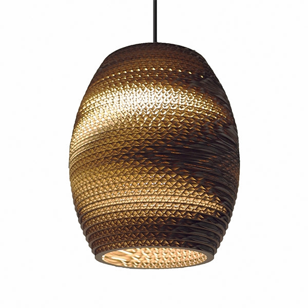 Scraplight Oliv Pendant Lamp by Graypants #Cardboard