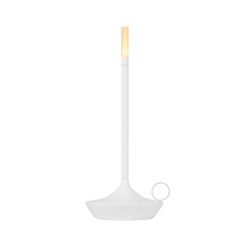 Wick portable table lamp by Graypants #white #