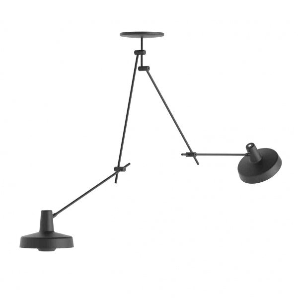 Arigato Ceiling Lamp Double Long by Grupa #Black