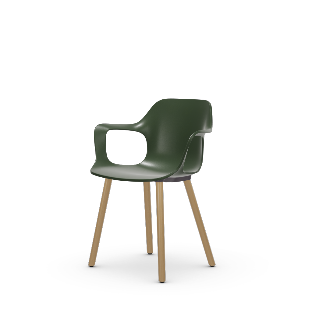 HAL RE Armchair Wood (without seat upholstery) by Vitra