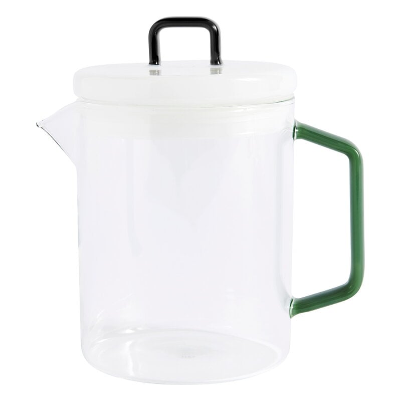 Brew pot by HAY #clear - jade white #