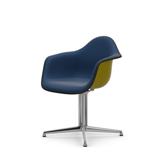 EAMES Plastic Armchair Dal (with Full Upholstery) (Color of Seat Shell -Mustard) (Request)