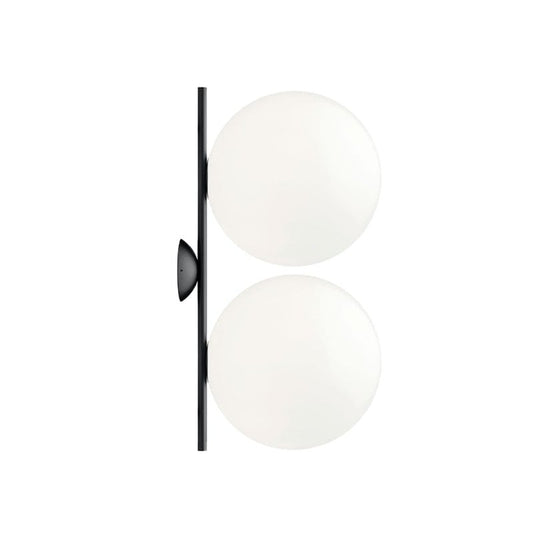 IC C/W2 Double wall/ceiling lamp by Flos #black #
