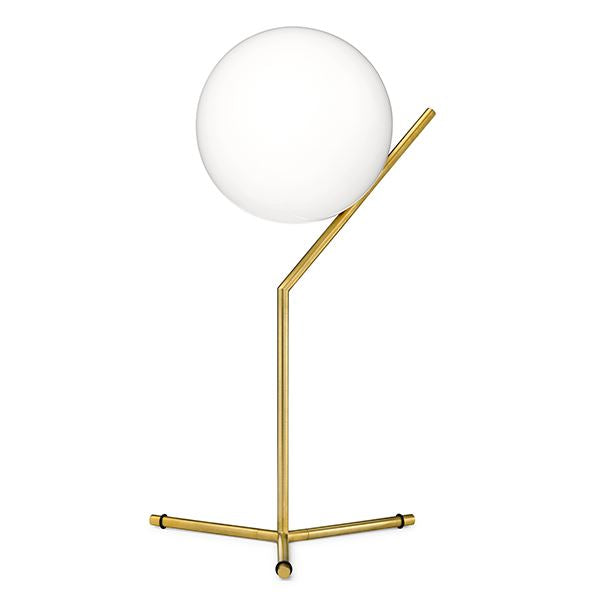 IC T1 Tall Table Lamp by Flos #White/ Oak
