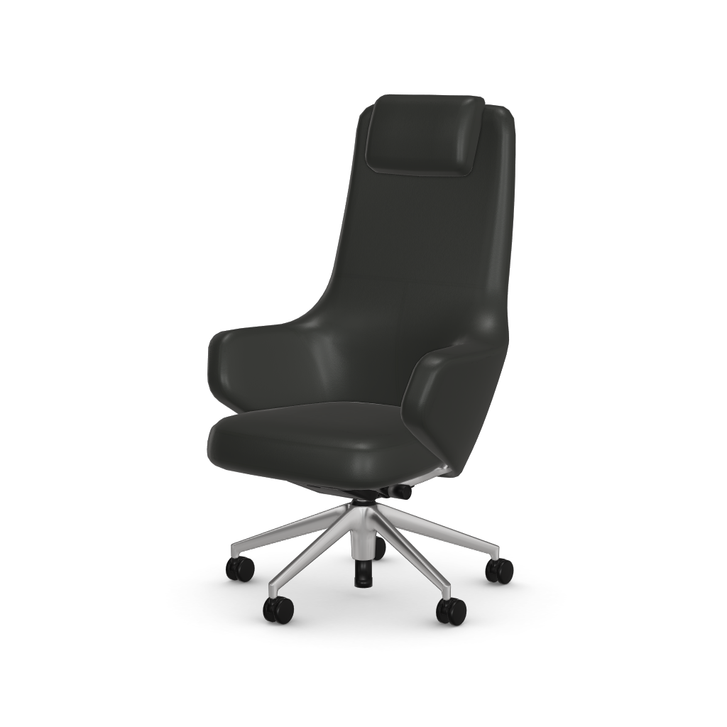 Grand Executive Highback by Vitra #Leather/jade