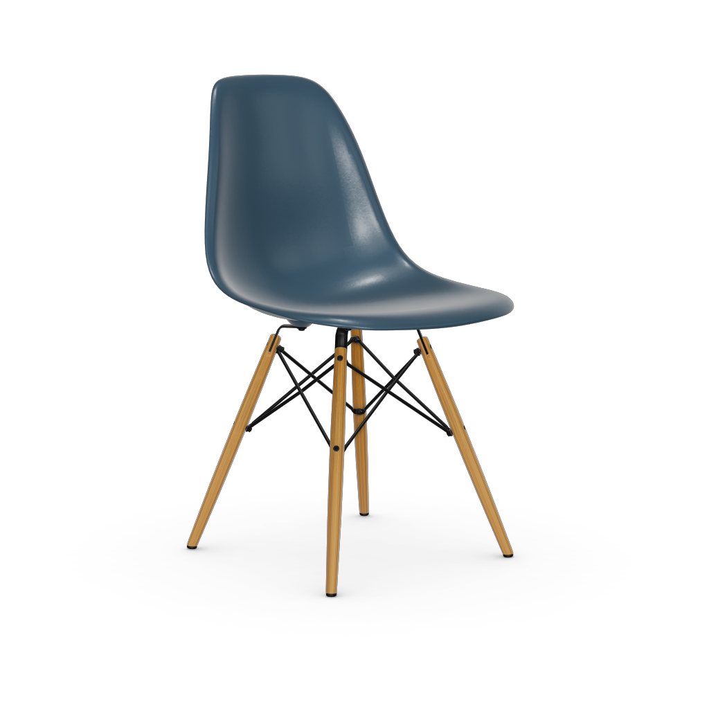 Eames Plastic Side Chair DSW (without upholstery) by Vitra