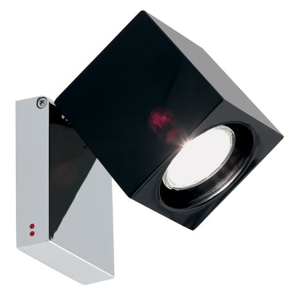 Ice Cube Classic Wall & Ceiling Light by Fabbian #Black