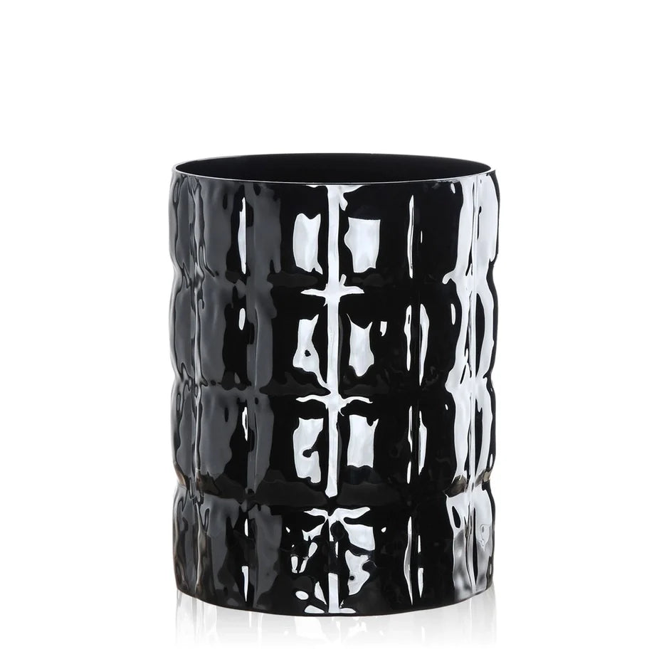 Matelasse' Vase by Kartell #GLOSSY BLACK