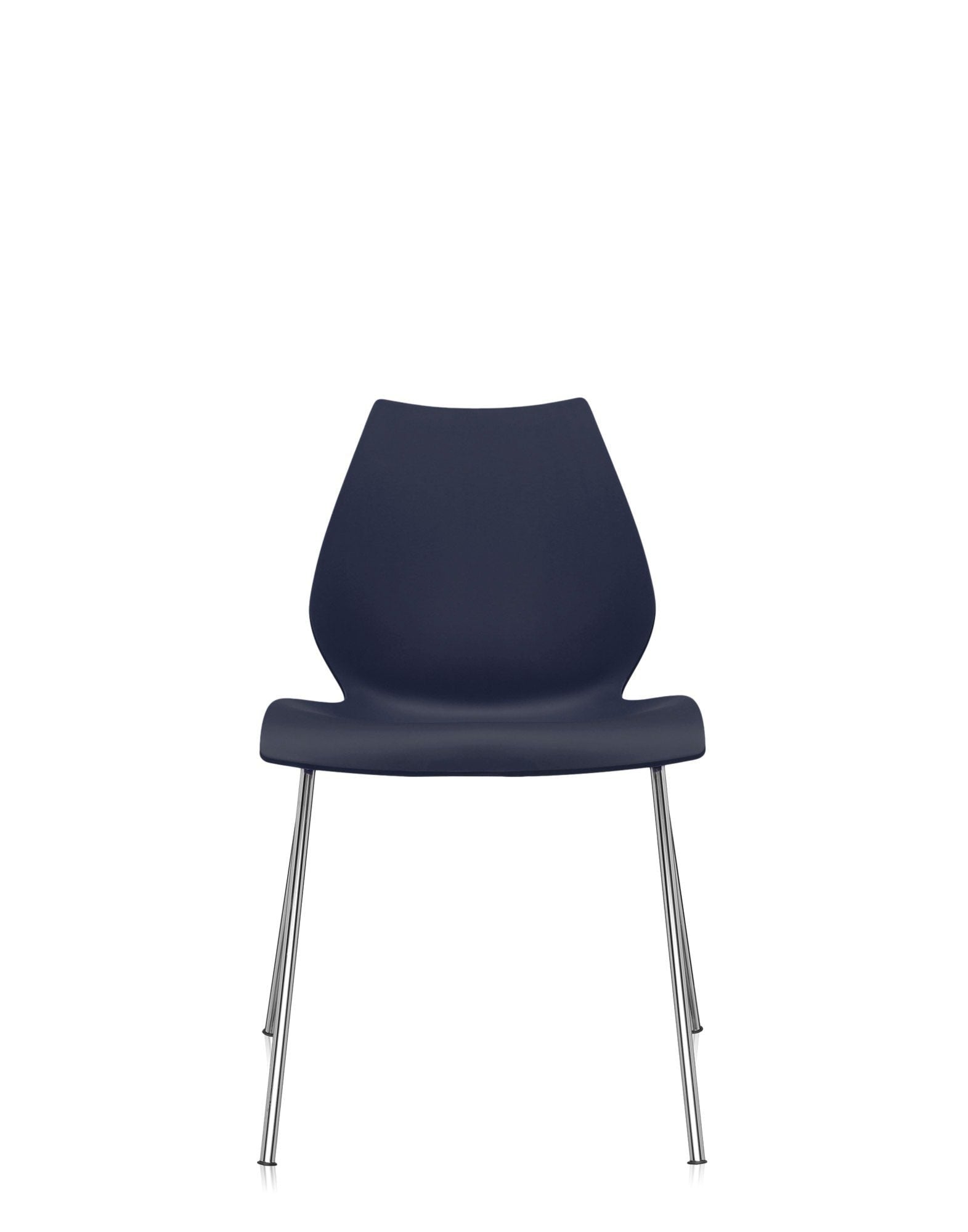 Maui Chair by Kartell #NAVY BLUE/CHROME STEEL/