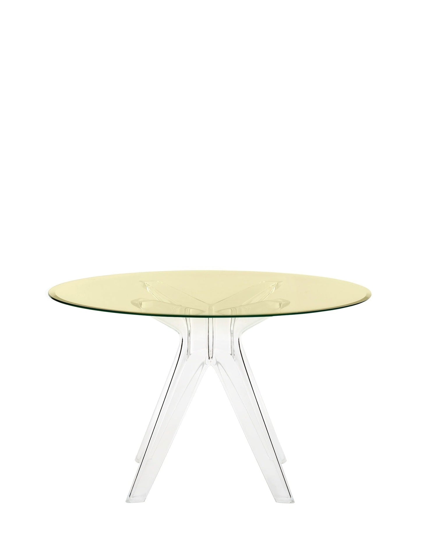 Sir Gio Round Table by Kartell #YELLOW/TRANSPARENT/