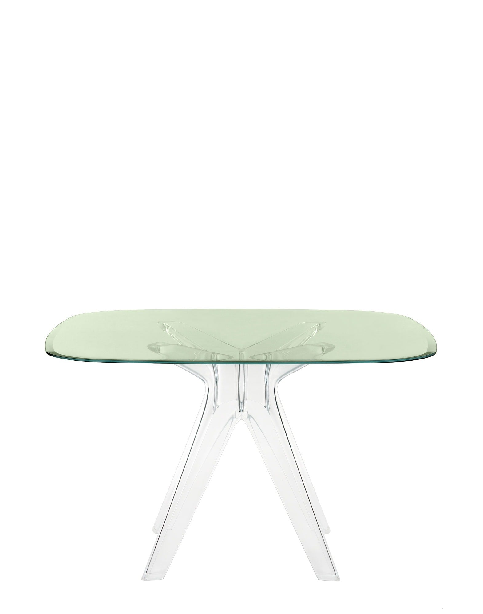 Sir Gio Square Table by Kartell #GREEN/TRANSPARENT/