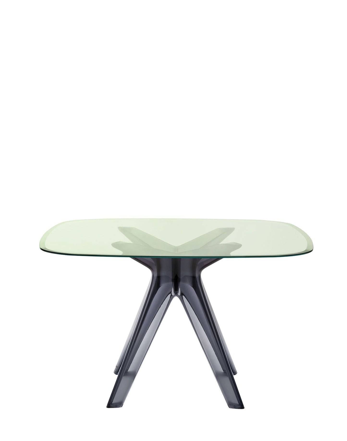 Sir Gio Square Table by Kartell #GREEN/FUME/