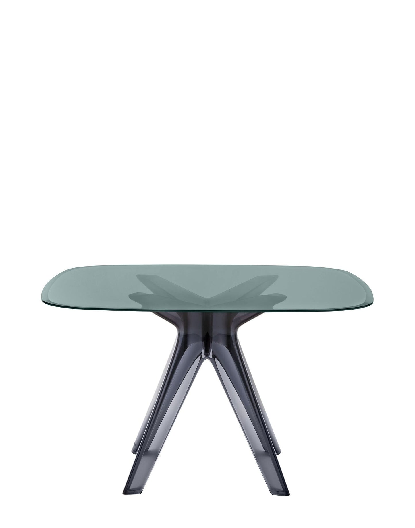 Sir Gio Square Table by Kartell #GREY/FUME/