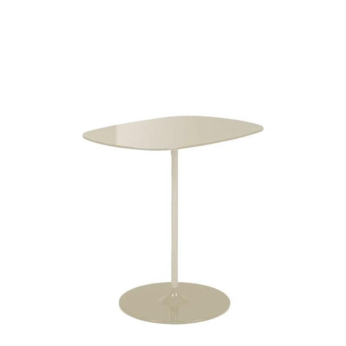 Thierry Rectangular Side Table by Kartell #WARM/BEIGE WHITE