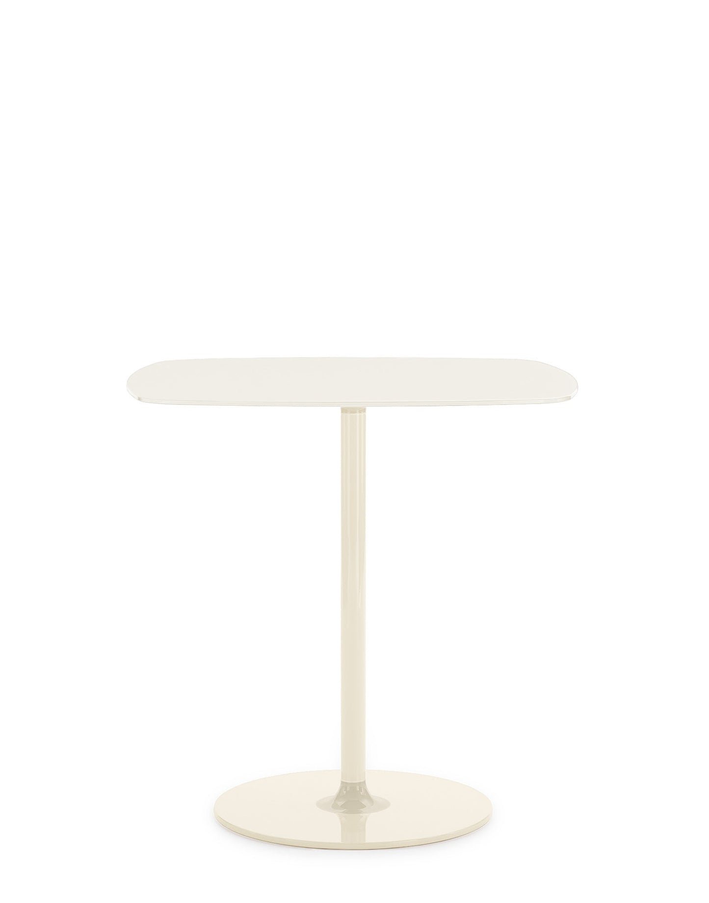 Thierry Bistro Table by Kartell #WARM/BEIGE WHITE