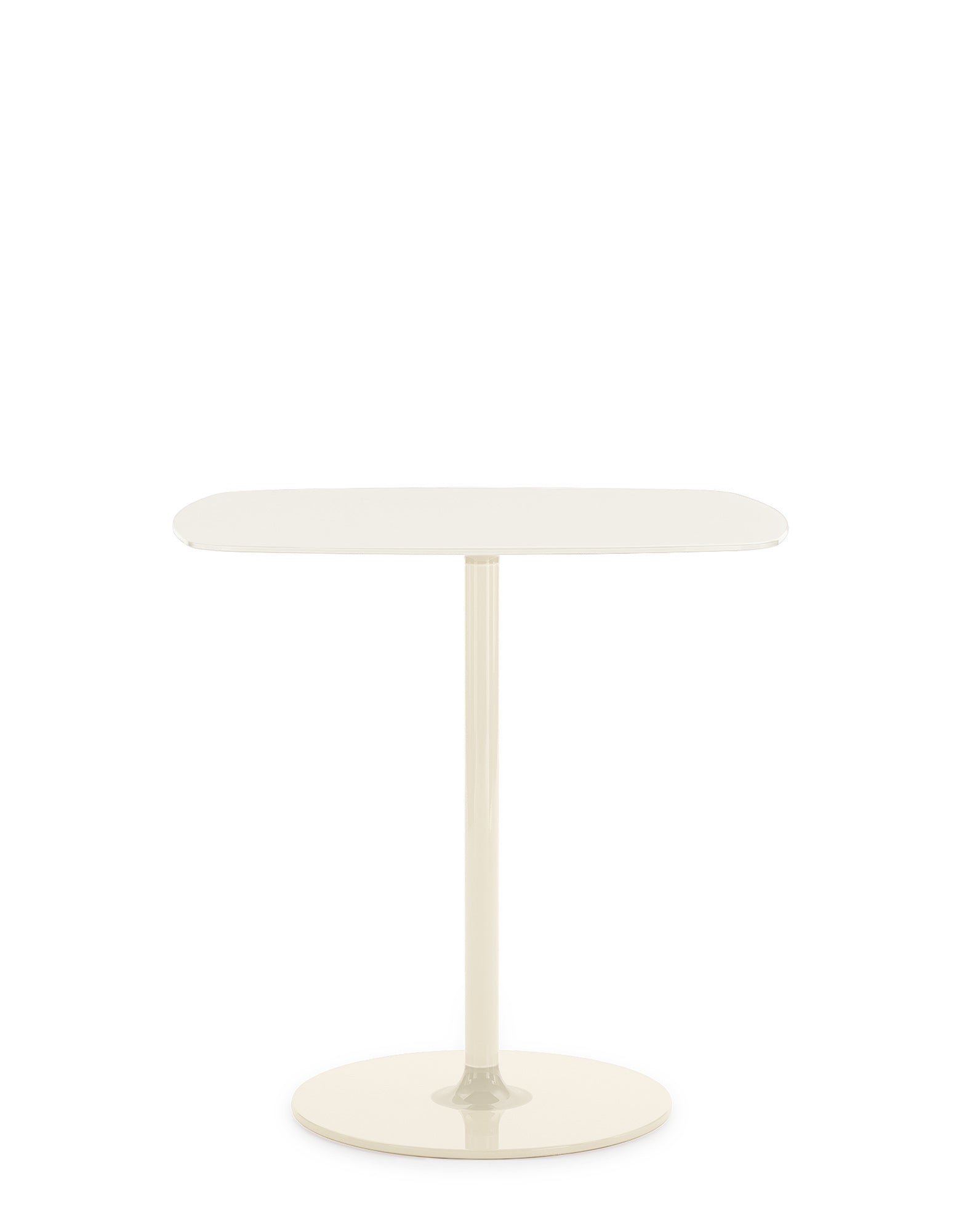 Thierry Bistro Table by Kartell #WARM/BEIGE WHITE