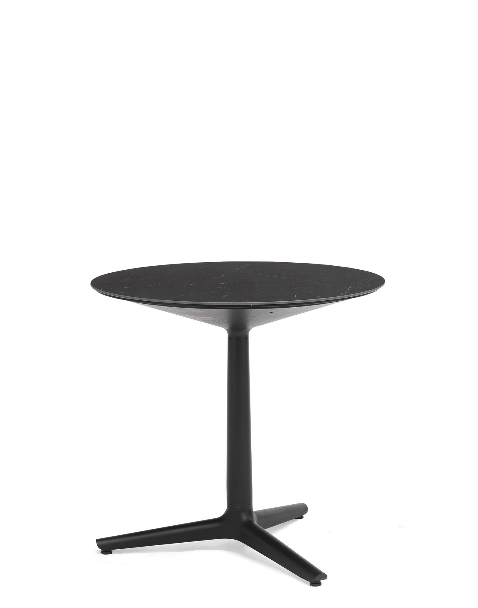 Multiplo Round Table (Ø78 x H74) by Kartell #BLACK MARBLE