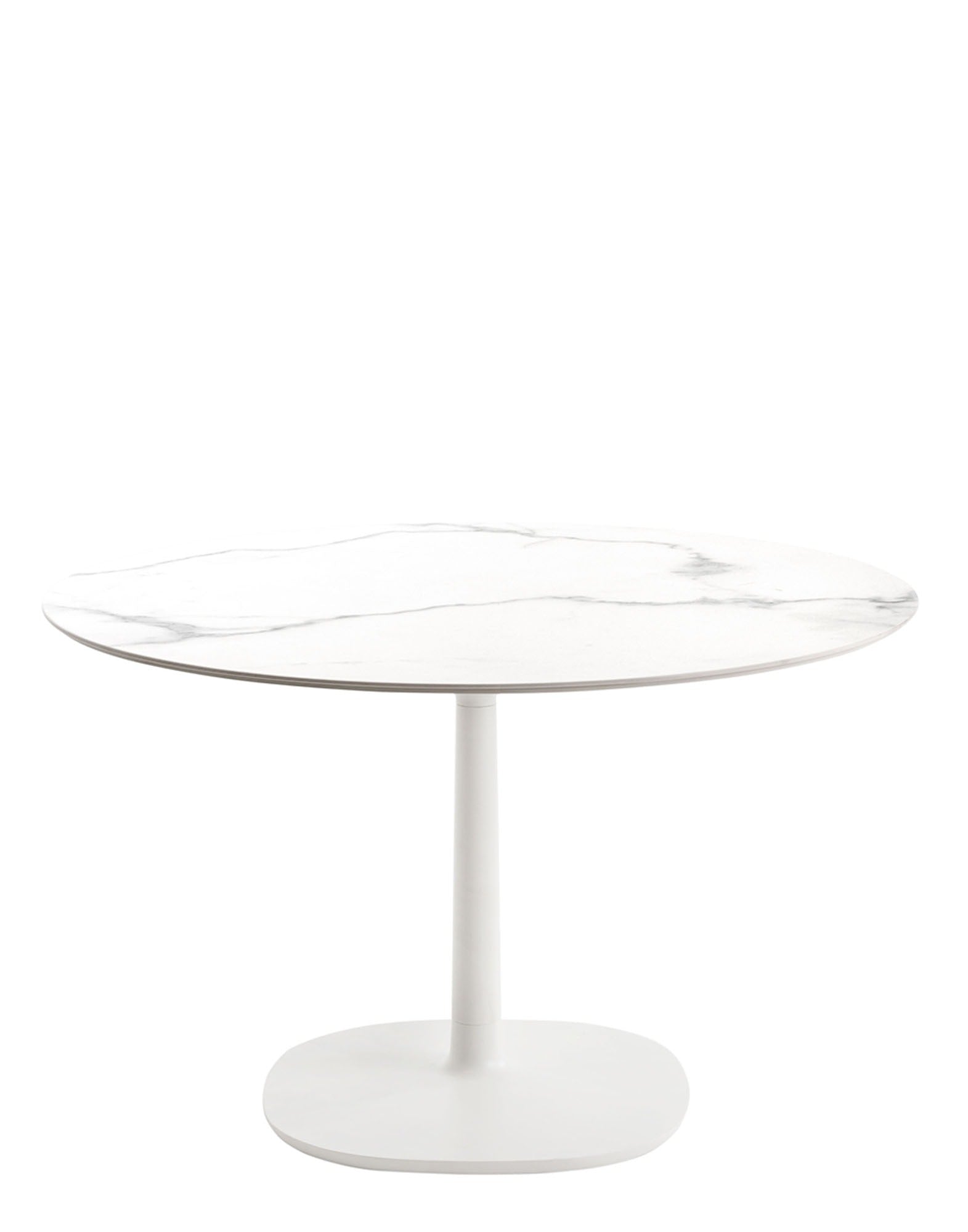 Multiplo Round Table (Ø118 x H74) by Kartell #WHITE MALM