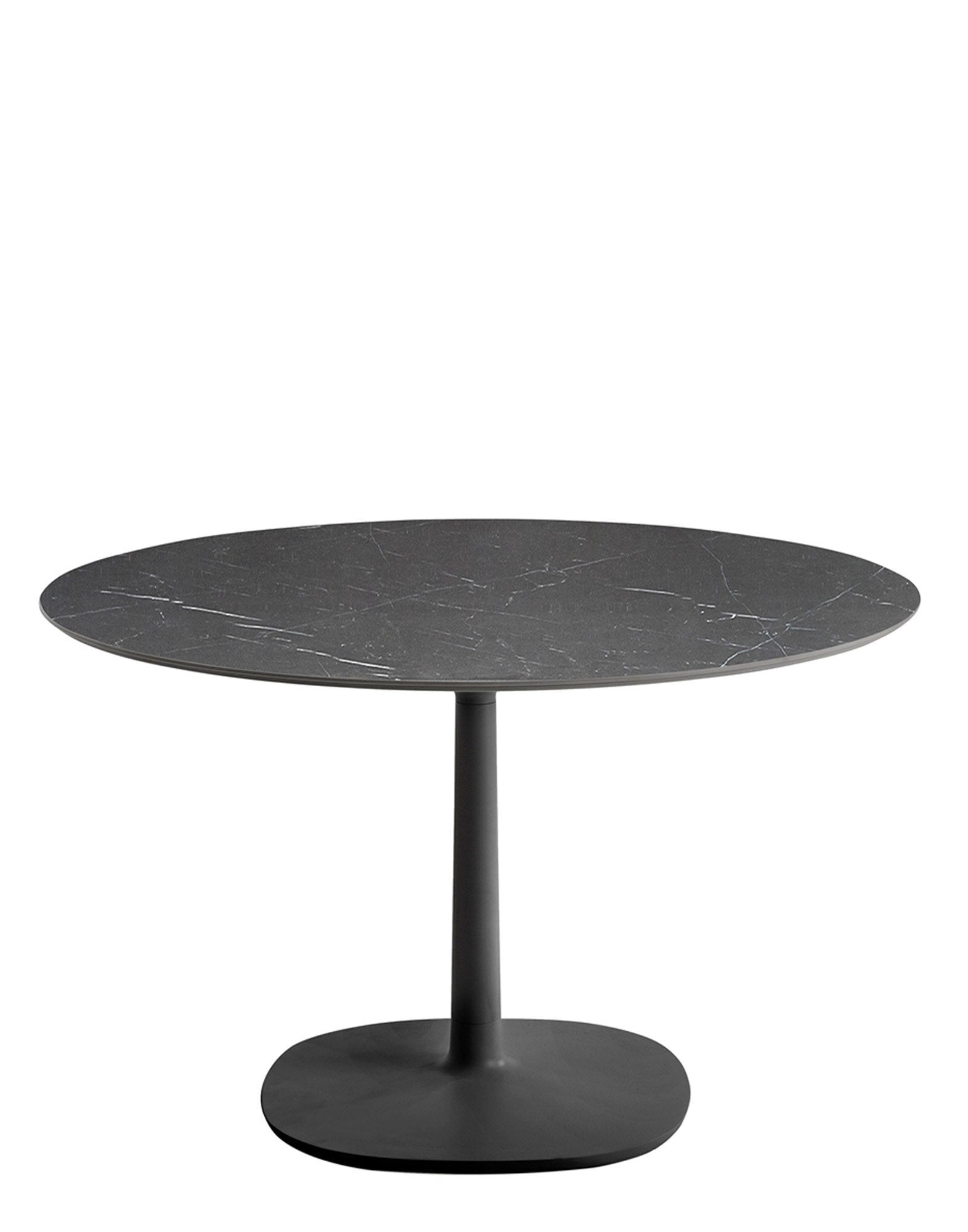 Multiplo Round Table (Ø118 x H74) by Kartell #BLACK MARBLE