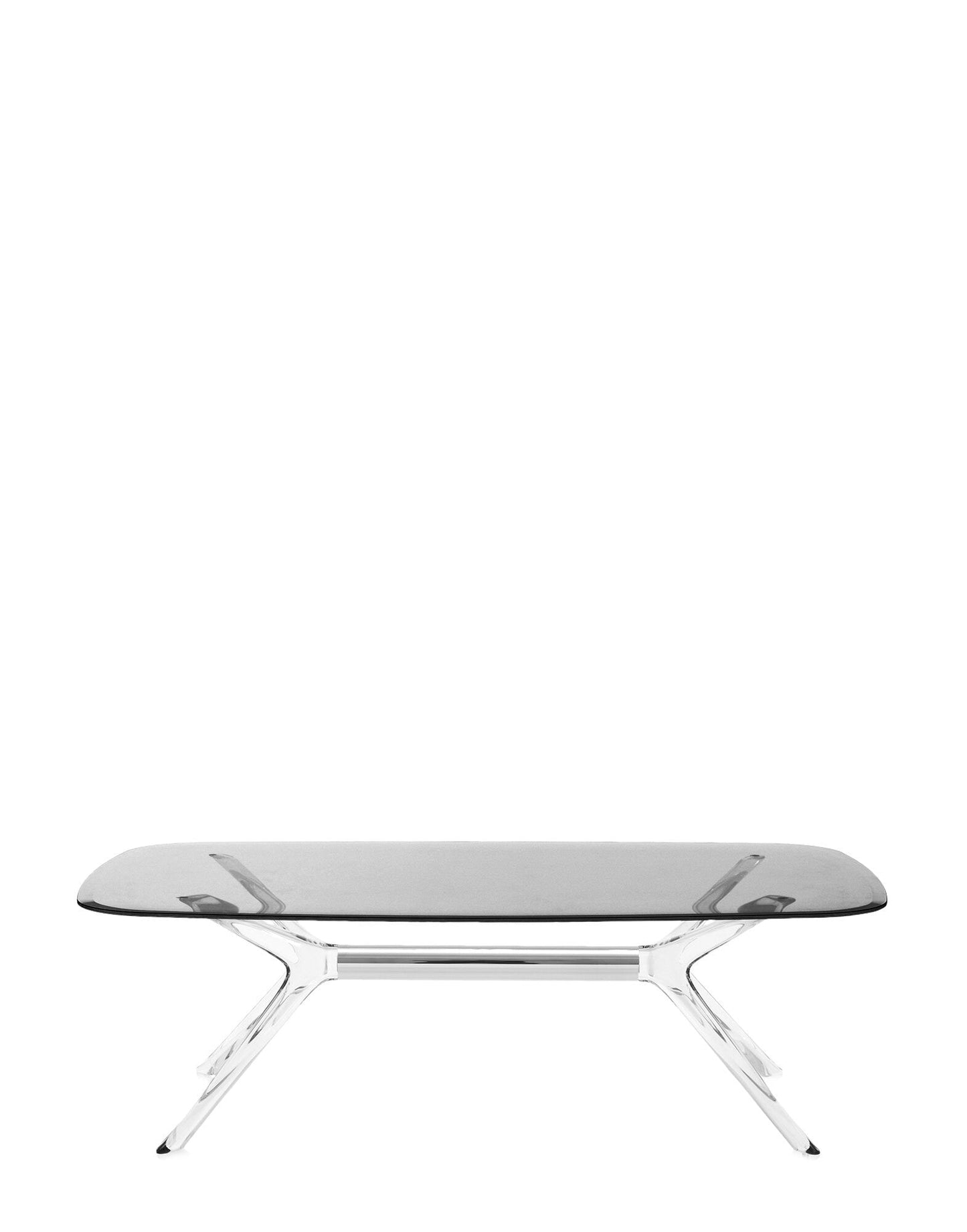 Blast Rectangular Coffee Table by Kartell #GREY/CRYSTAL CHROME DETAIL/