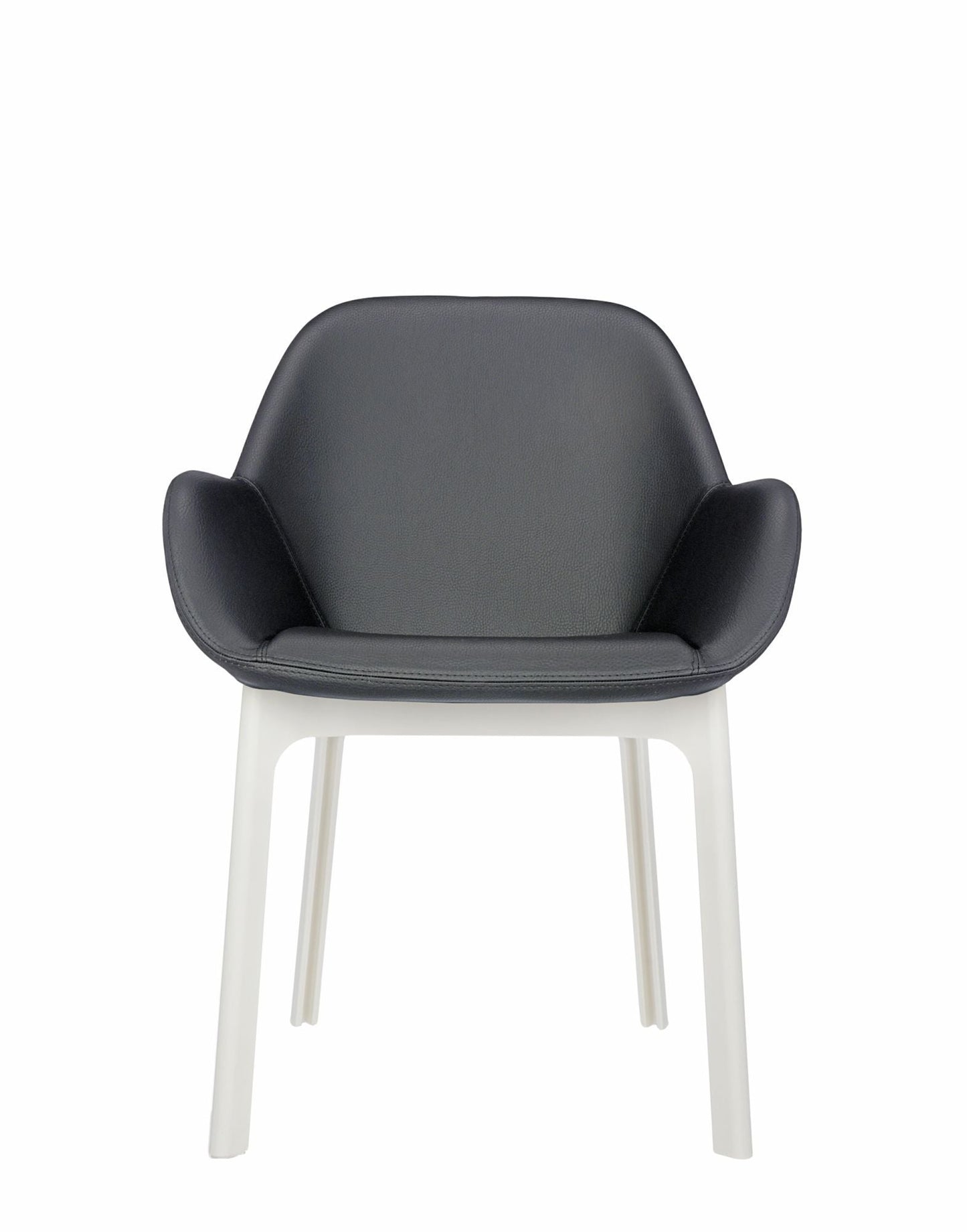 Clap Armchair by Kartell #PVC/DARK GREY/WHITE