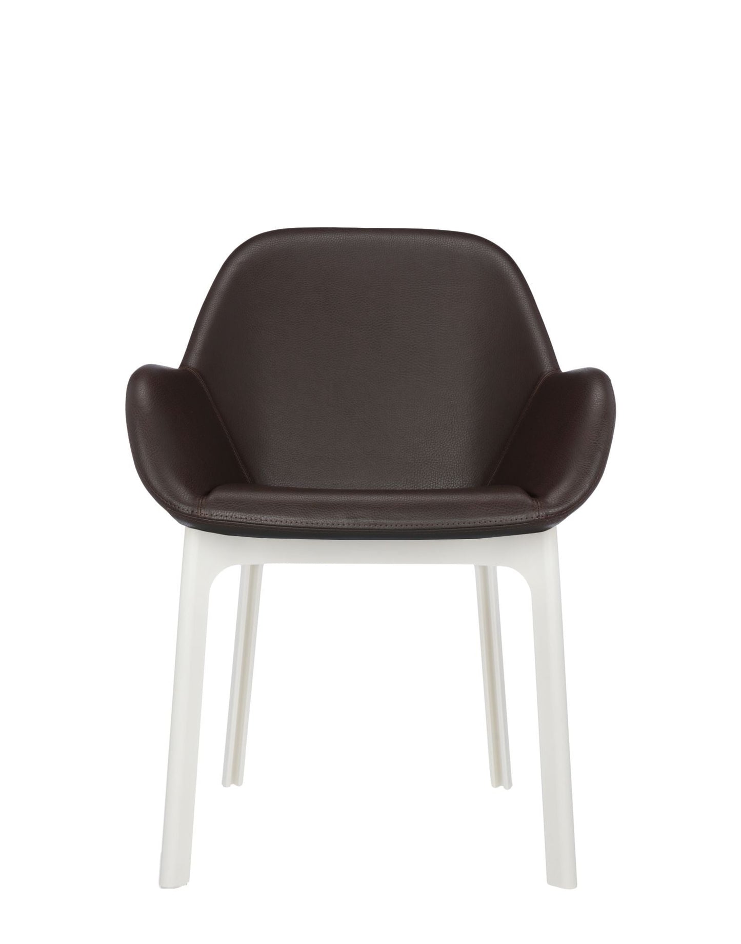 Clap Armchair by Kartell #PVC/BRICK RED/WHITE