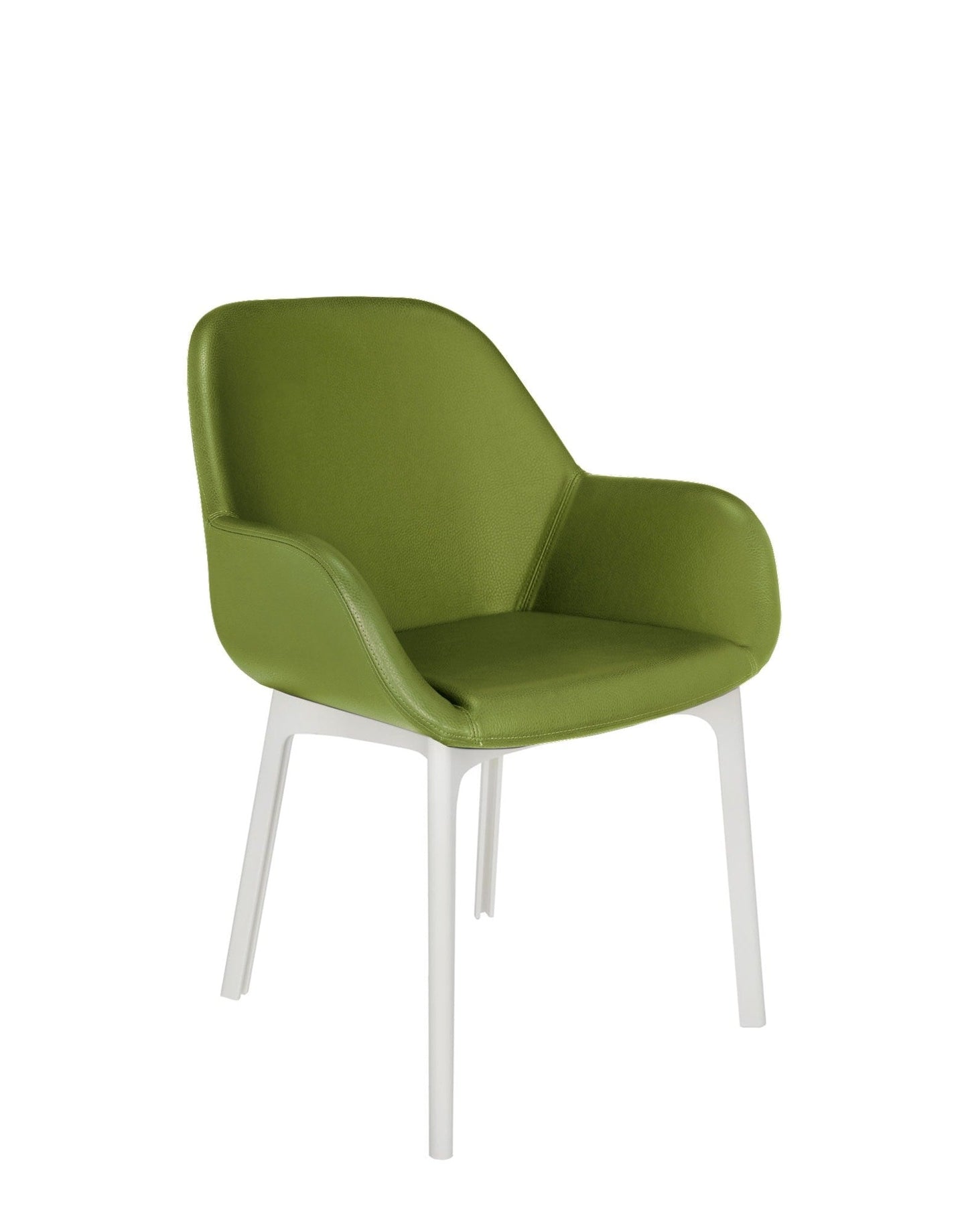 Clap Armchair by Kartell #PVC/GREEN/WHITE