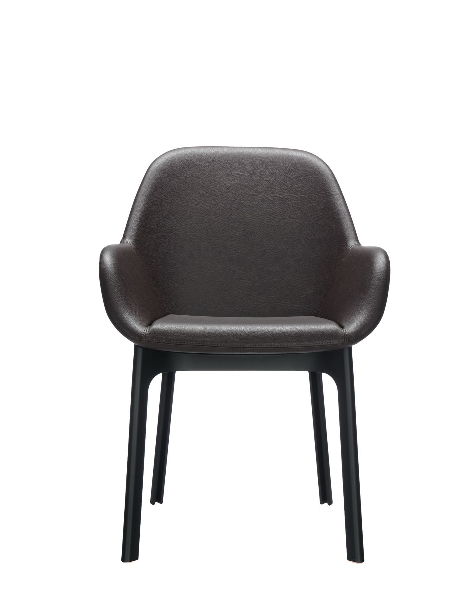 Clap Armchair by Kartell #PVC/BRICK RED/BLACK