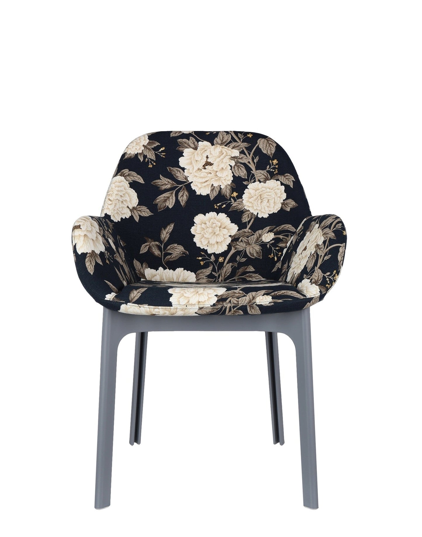 Clap Armchair by Kartell #FLOWERS/PEONY/GREY