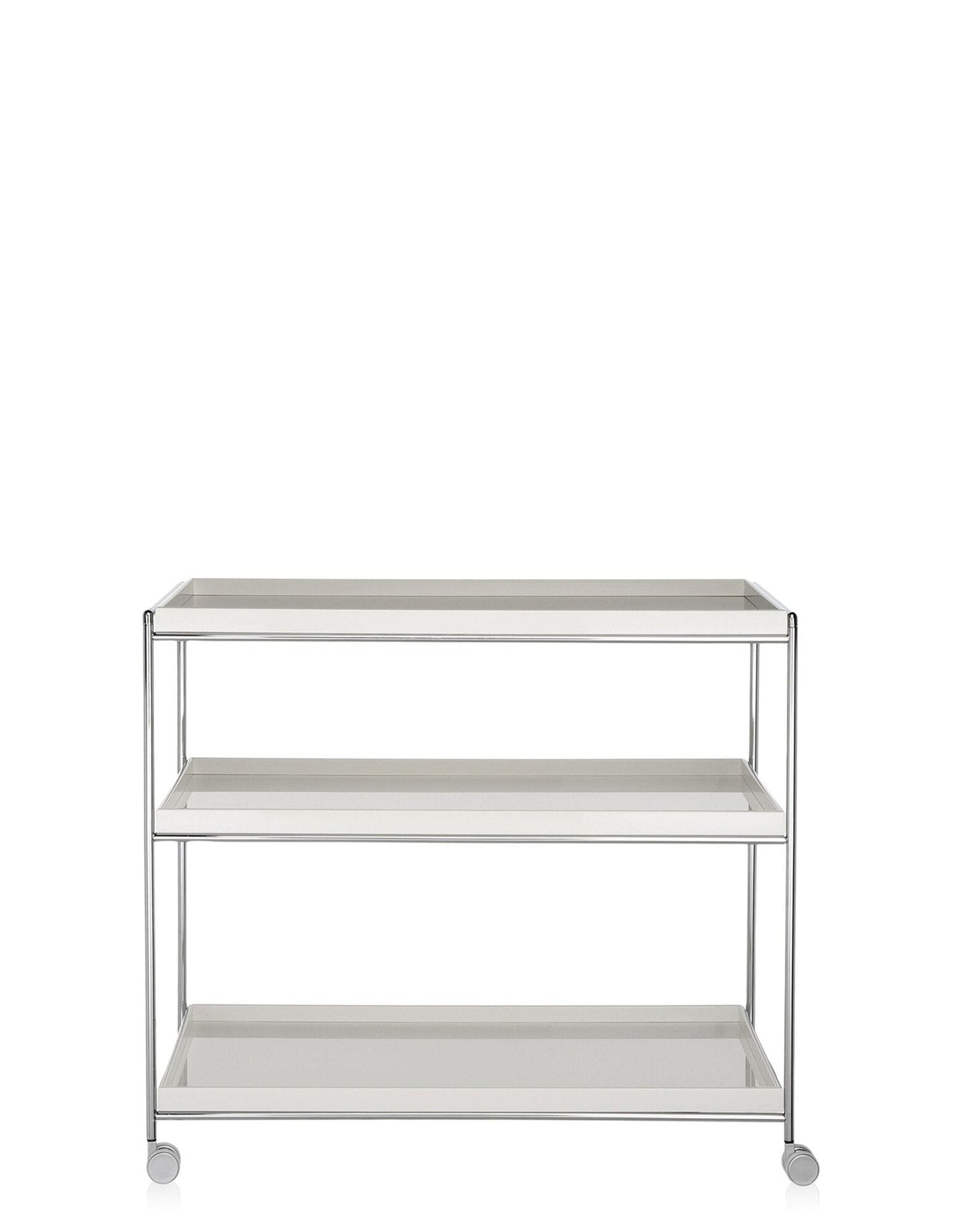 Trays Trolley by Kartell #WHITE/80 cm X 40 cm/