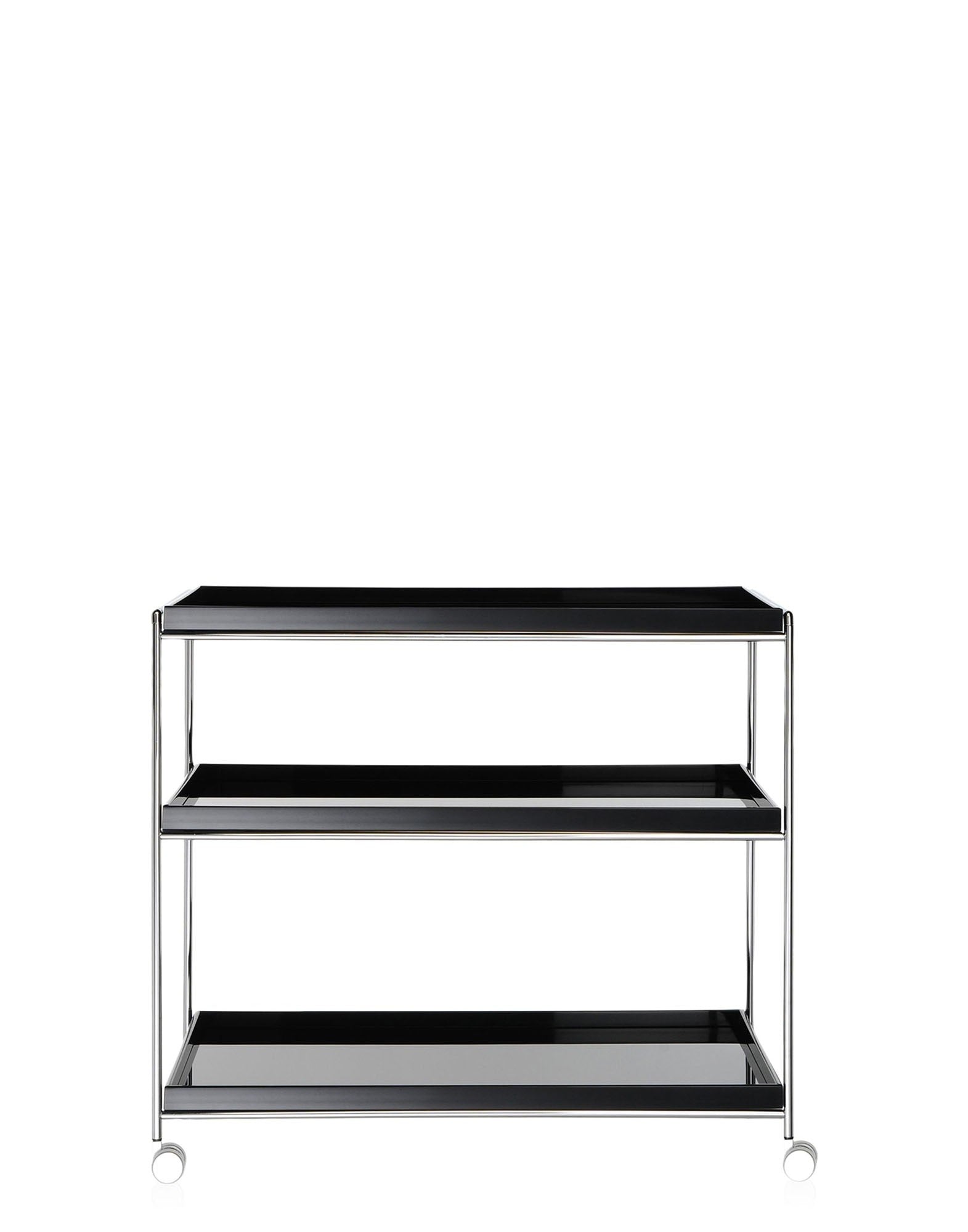 Trays Trolley by Kartell #BALCK/80 cm X 40 cm/