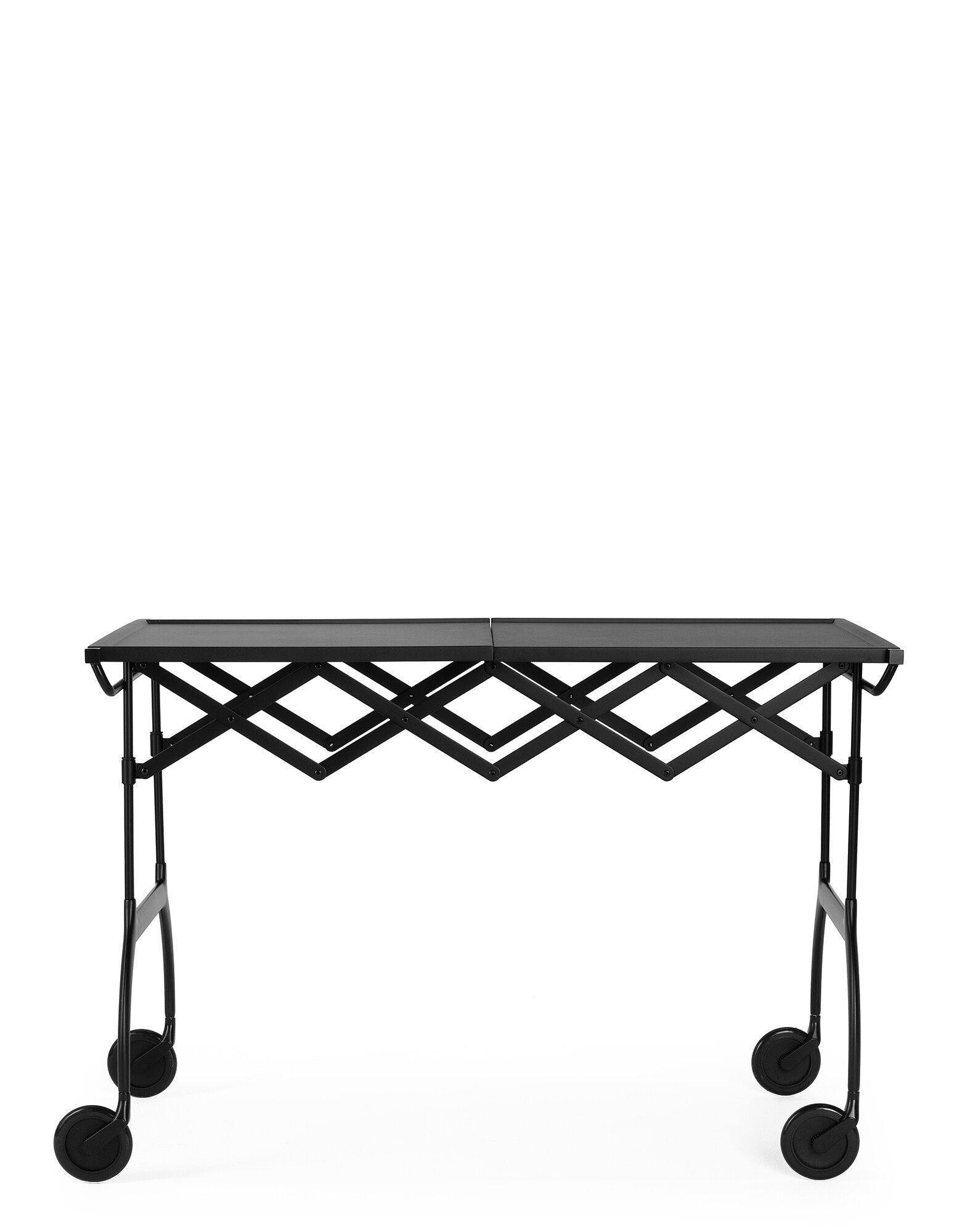 Battista Trolley by Kartell #MAT BLACK/MAT BLACK/