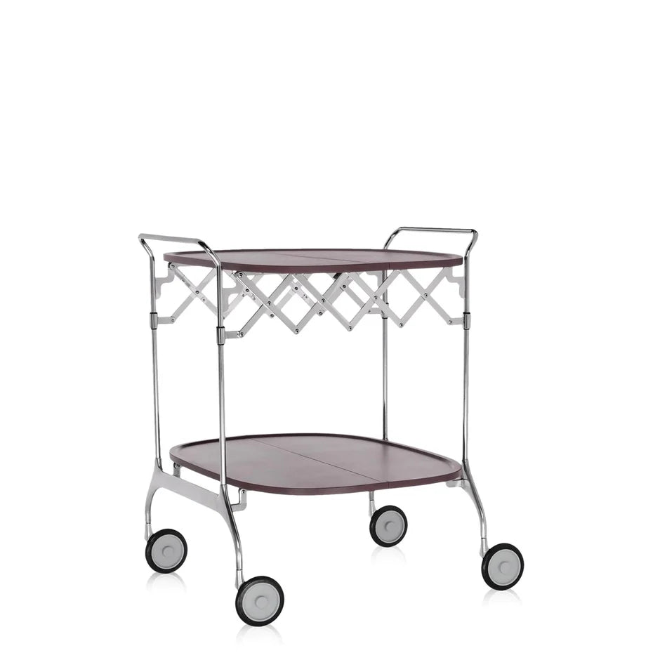 Gastone Trolley by Kartell #PLUM / CHROME