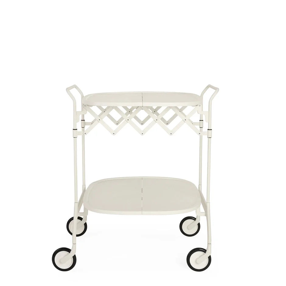 Gastone Trolley by Kartell #MAT CREAM / MAT CREAM