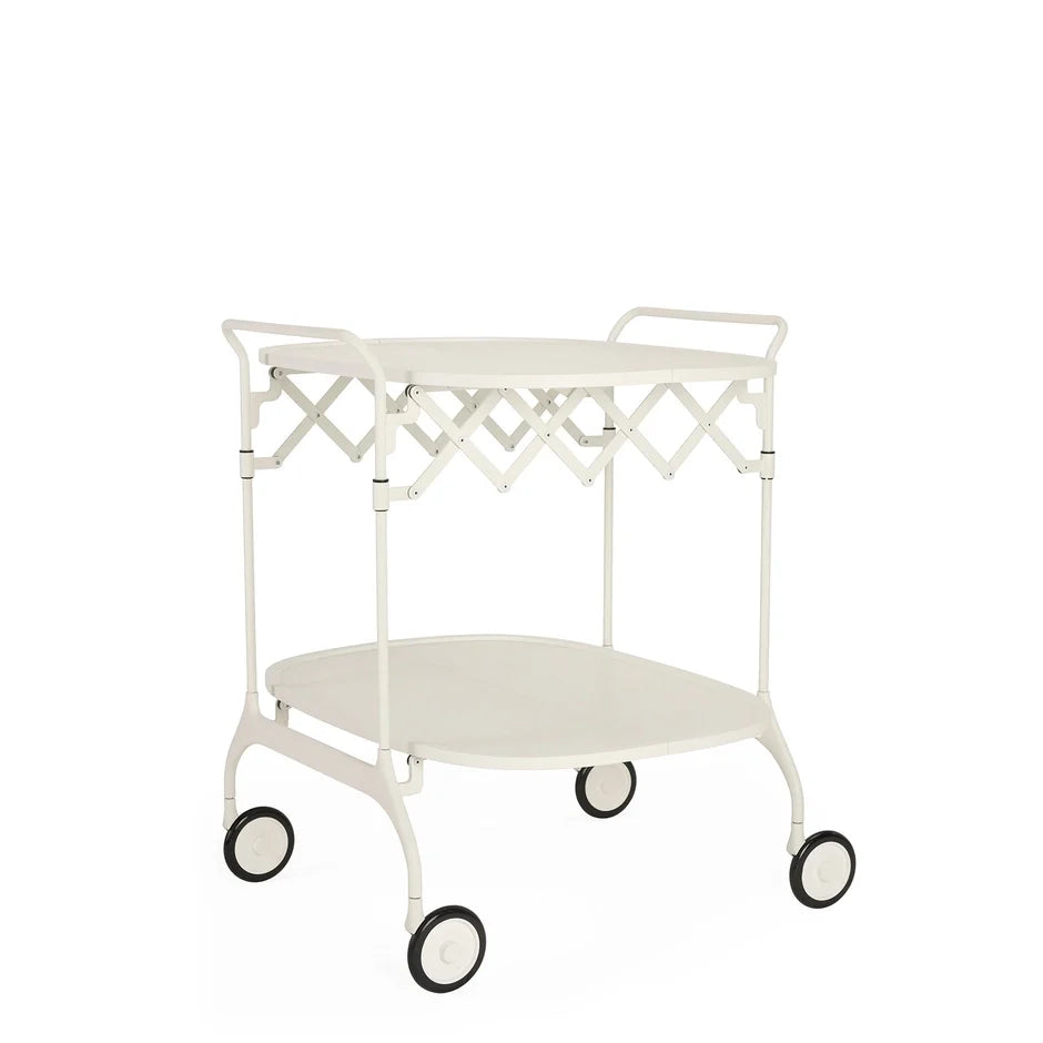 Gastone Trolley by Kartell #MAT CREAM / MAT CREAM