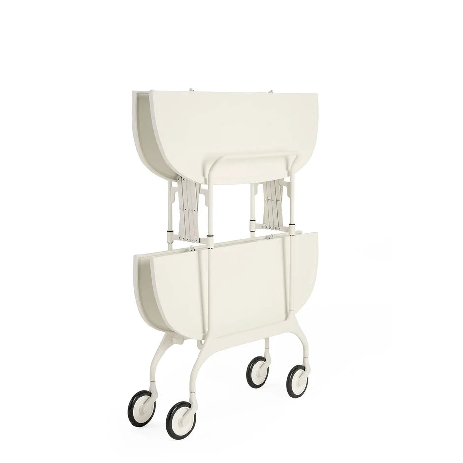 Gastone Trolley by Kartell #MAT CREAM / MAT CREAM