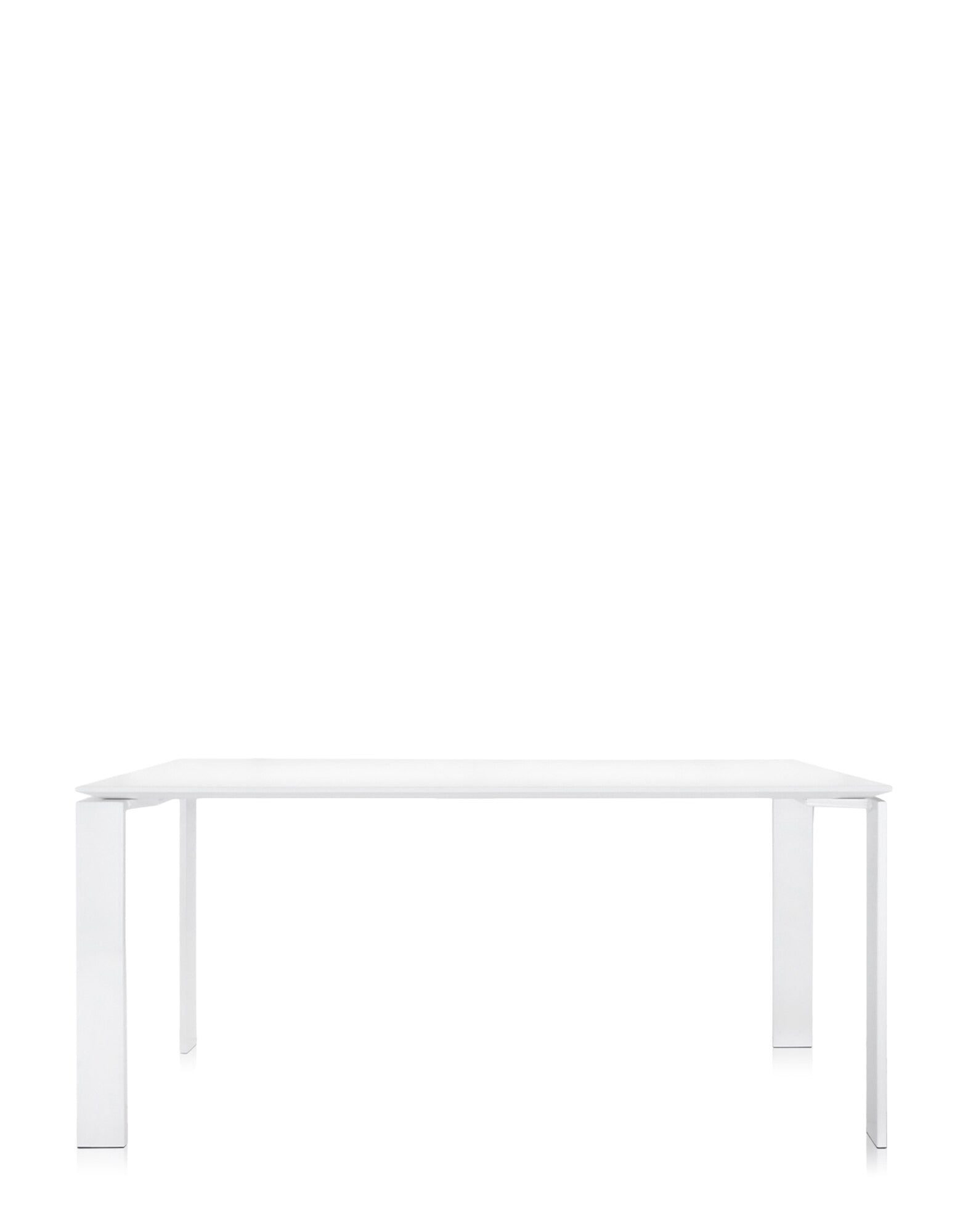 Four Soft Touch Desk by Kartell #WHITE/WHITE/158x79 cm/