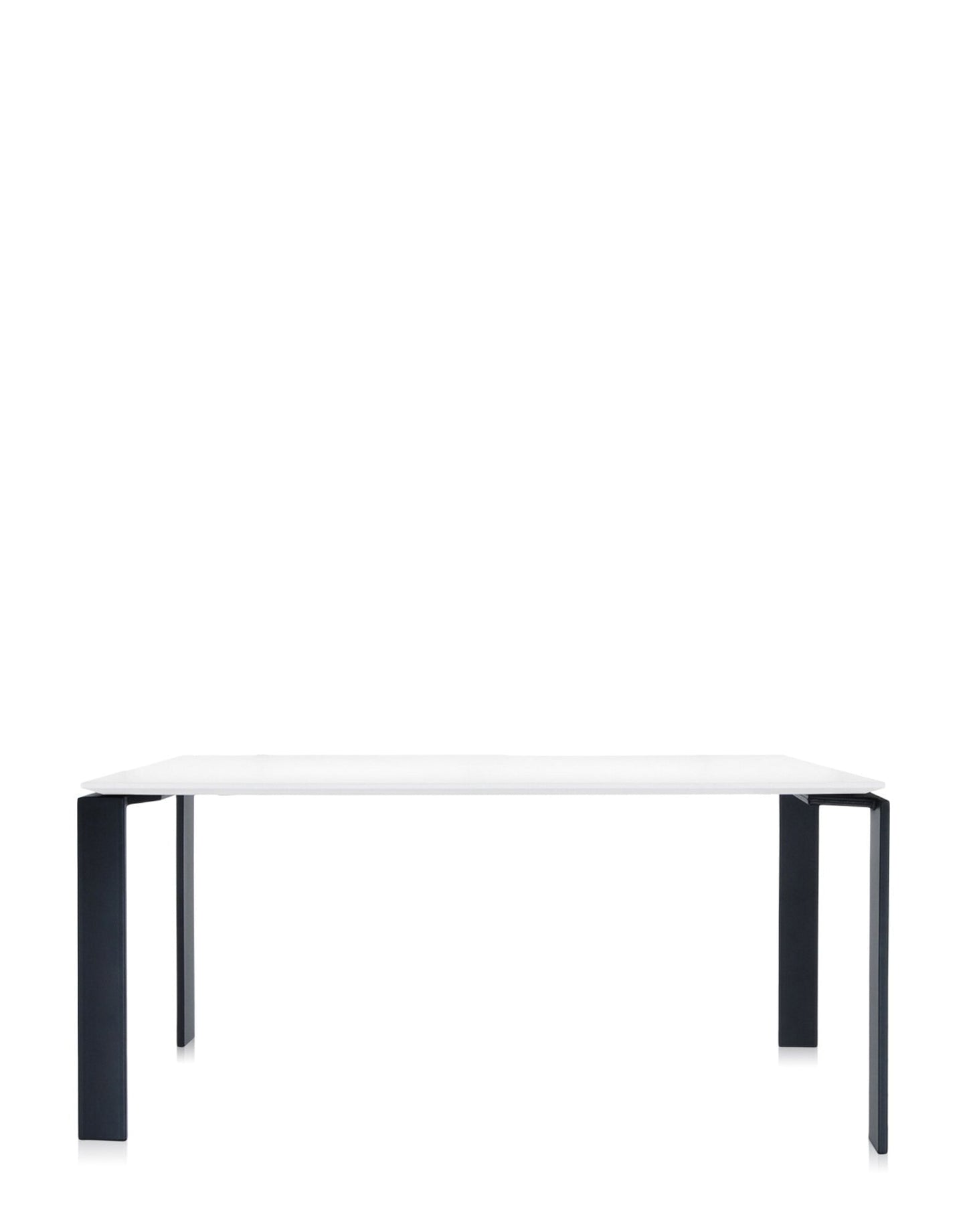 Four Soft Touch Desk by Kartell #BLACK/WHITE/158x79 cm/