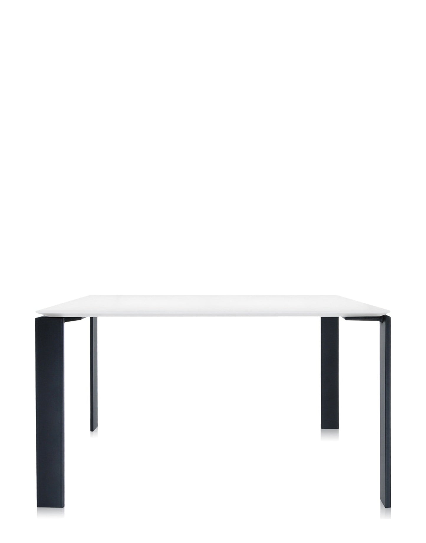 Four Soft Touch Square Desk by Kartell #WHITE/BLACK/