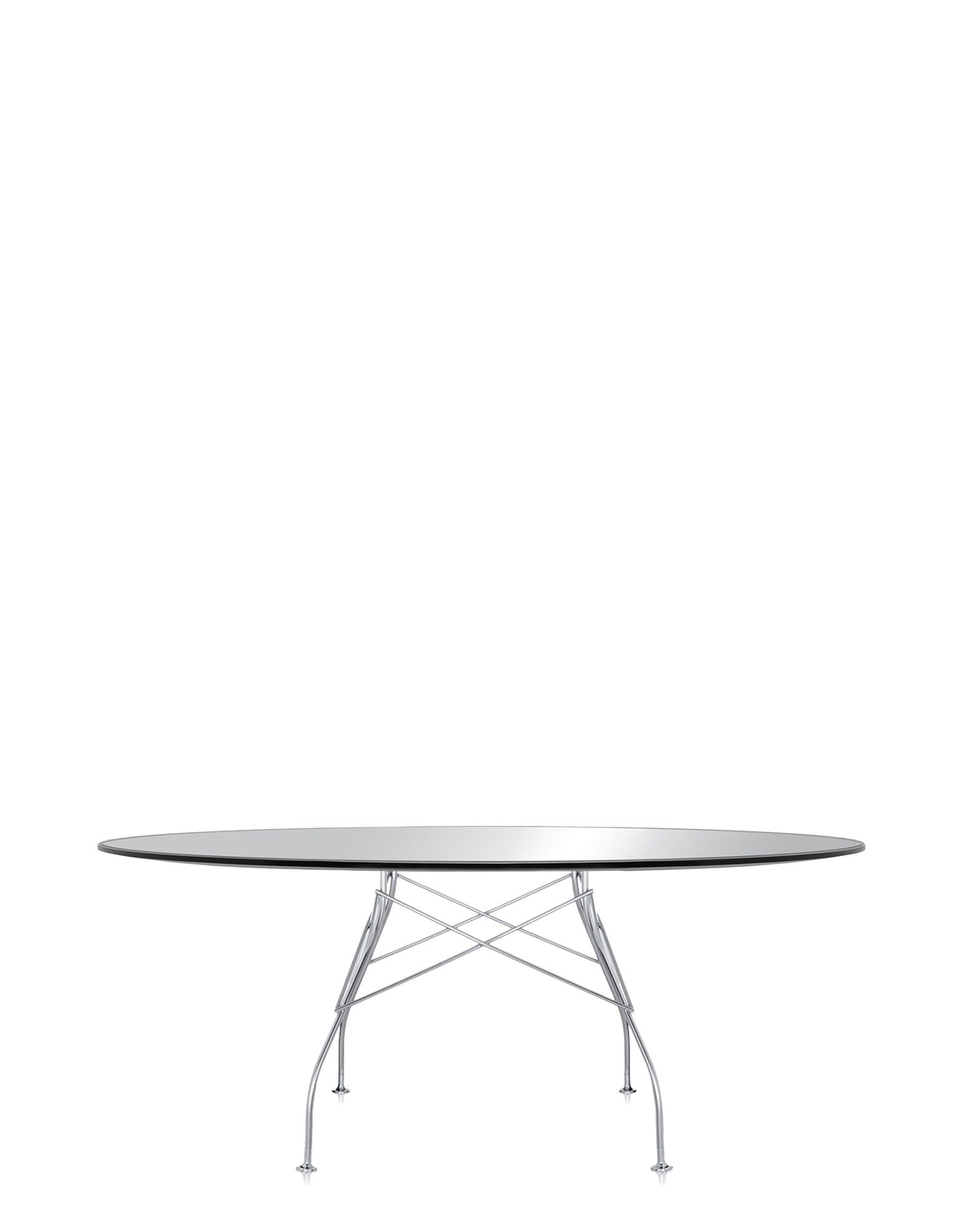 Glossy Oval Table by Kartell