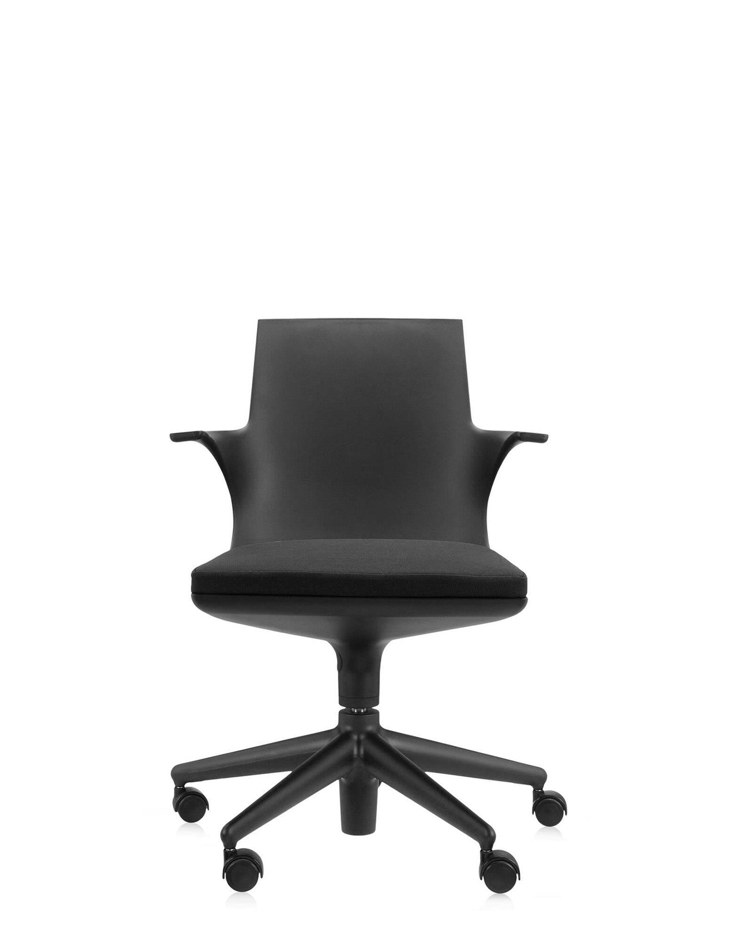 Spoon Swivel Armchair by Kartell #BLACK