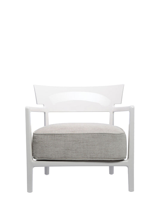 Cara Inddor Lounge Chair by Kartell #IVORY/SOLID BEIGE