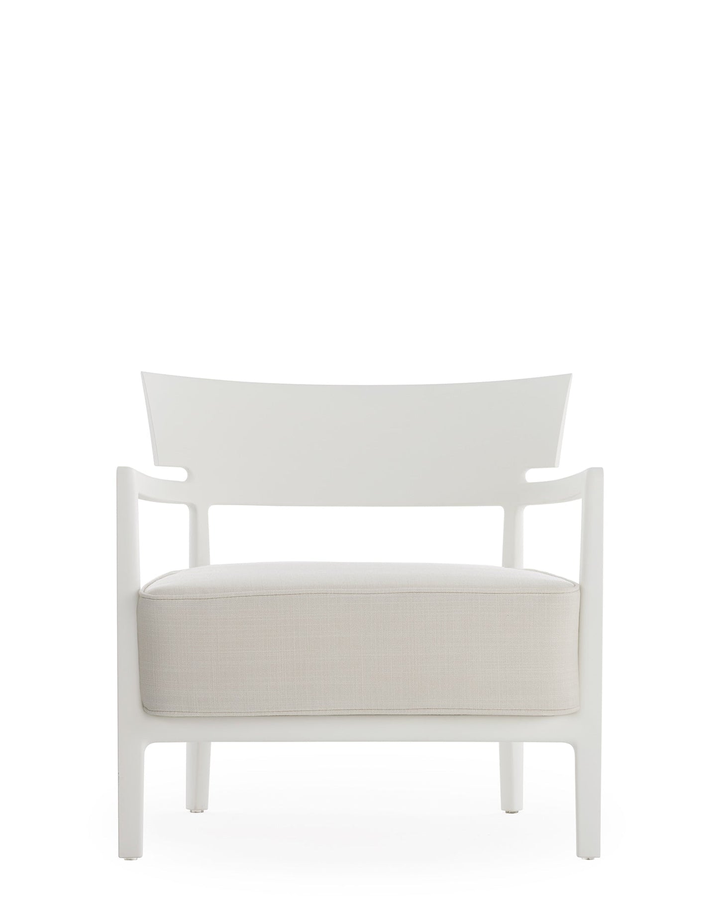 Cara Outdoor Lounge Chair by Kartell #WHITE/WHITE