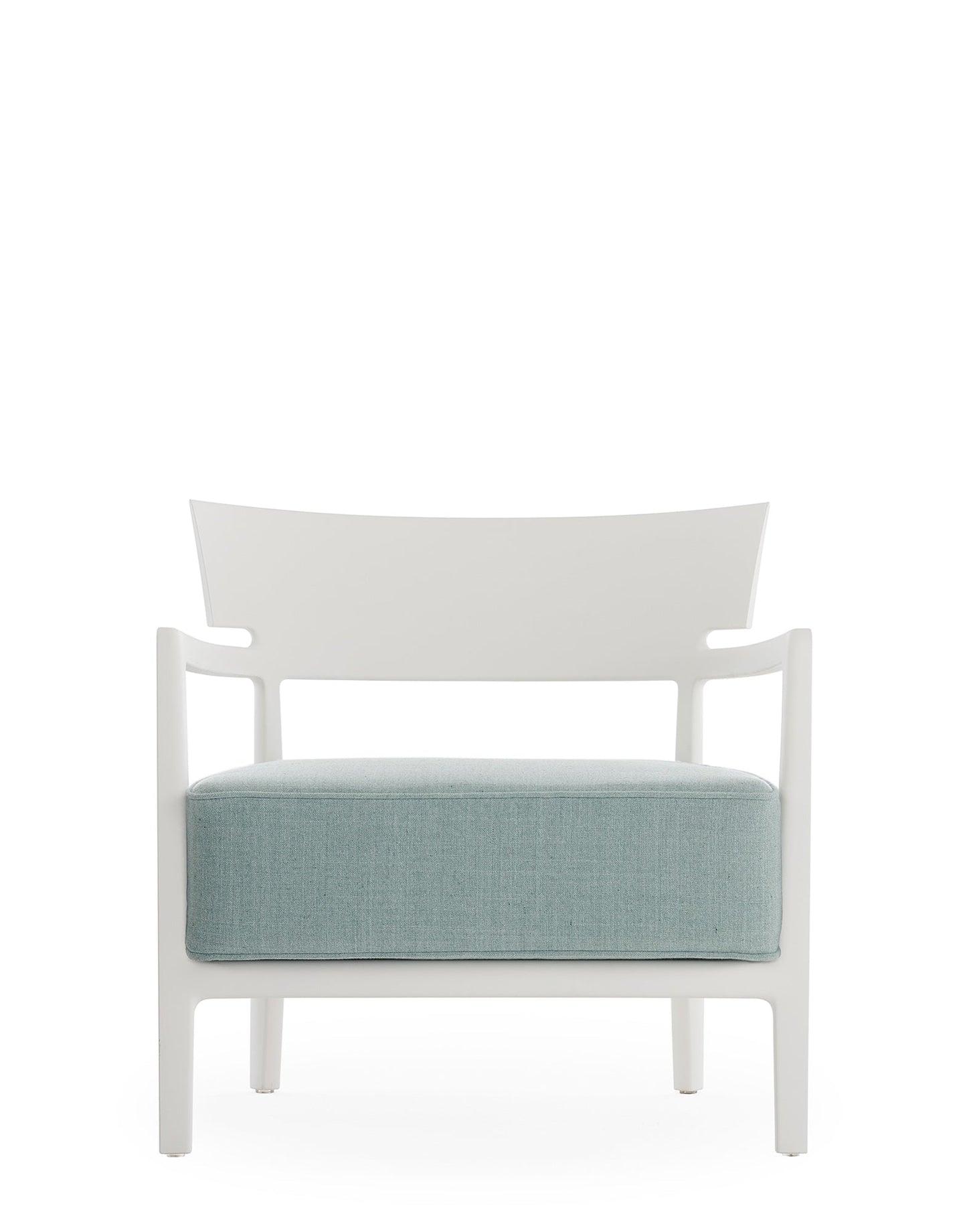 Cara Outdoor Lounge Chair by Kartell #WHITE/GREEN