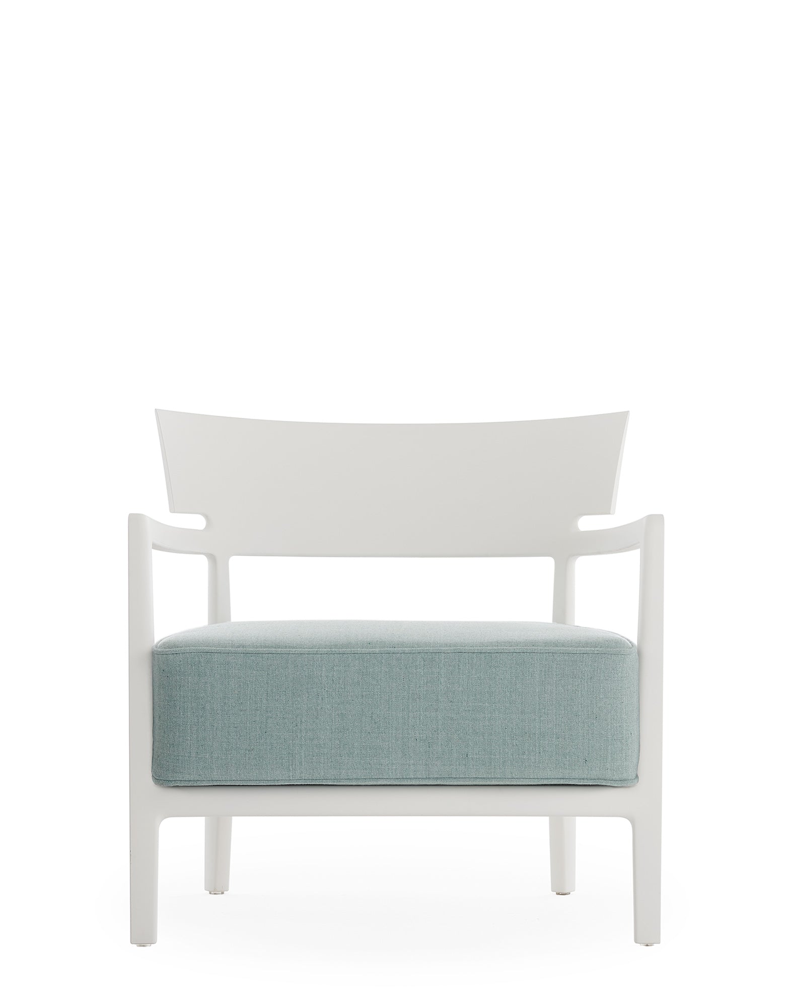 Cara Outdoor Lounge Chair by Kartell #WHITE/GREEN