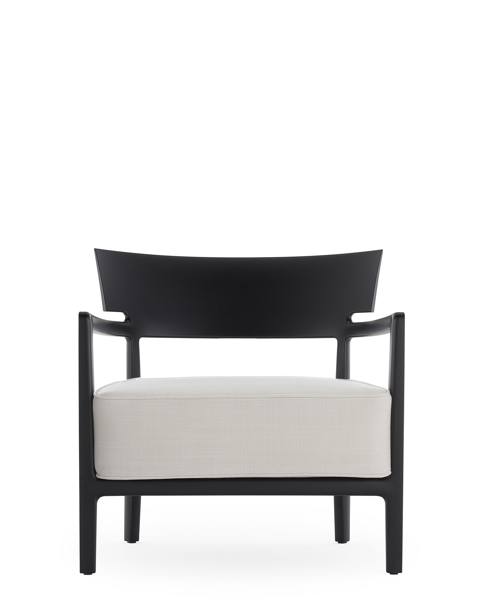 Cara Outdoor Lounge Chair by Kartell #BLACK/WHITE